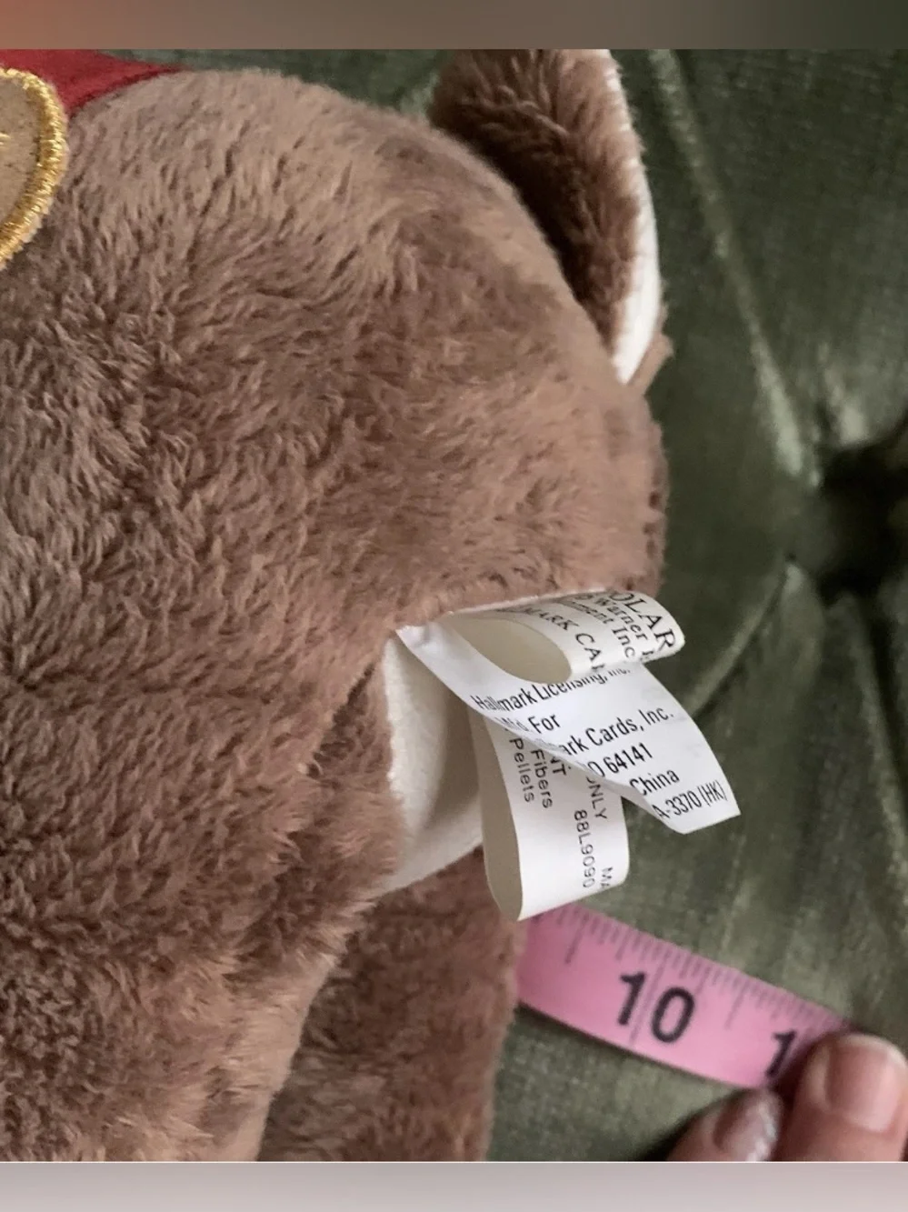 Hallmark Polar Express Reindeer Plush Stuffed Animal 13